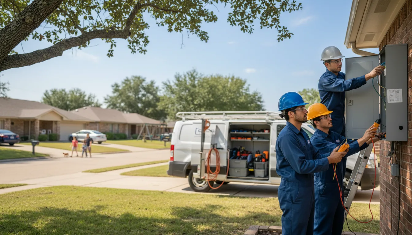 Certified electrician providing emergency electrical services in Fairfield Bay, AR